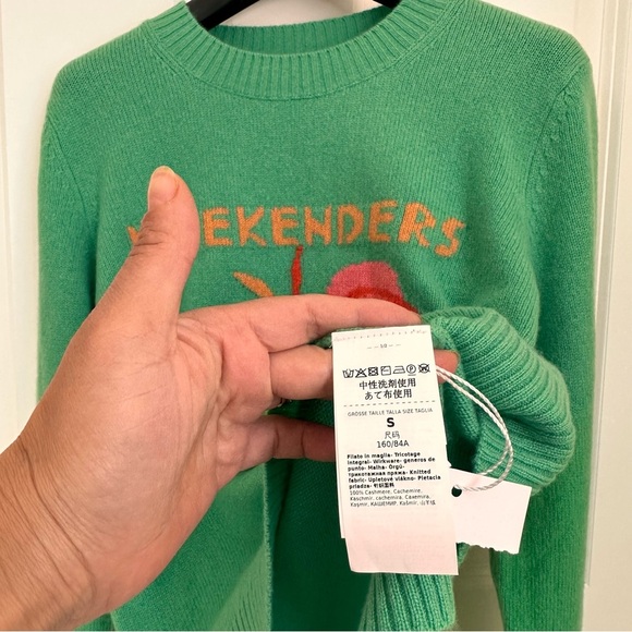 NWOT Weekend Max Mara Label-cut 100% Cashmere Sweater Size:Small US4 Fall/Winter - Picture 12 of 14